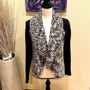 SPANNER Open Chunky Knit Variegated Open Circle Cardigan Sweater NWT’s S